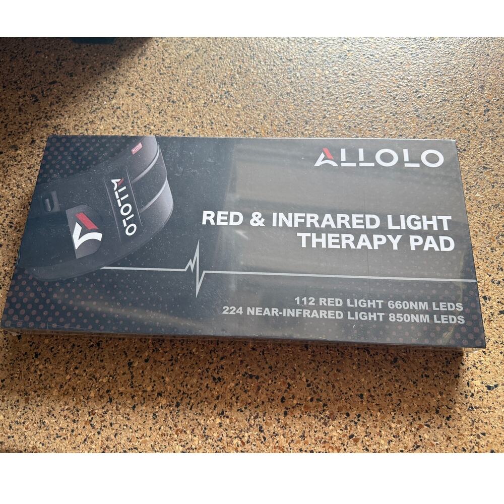 Allolo Red Light & infrared Light Therapy Pad NIB